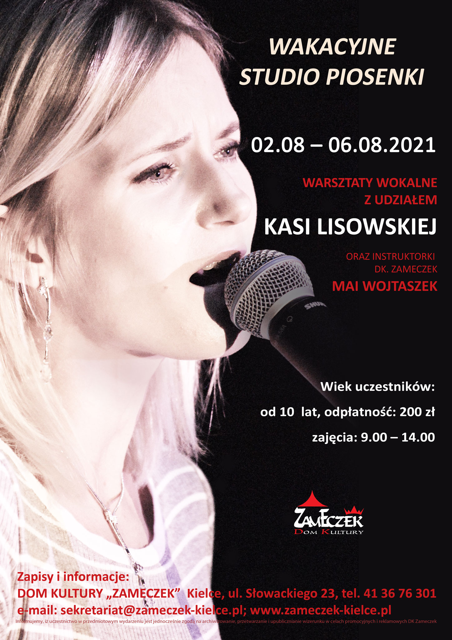 plakat warsztaty Kasia Lisowska m