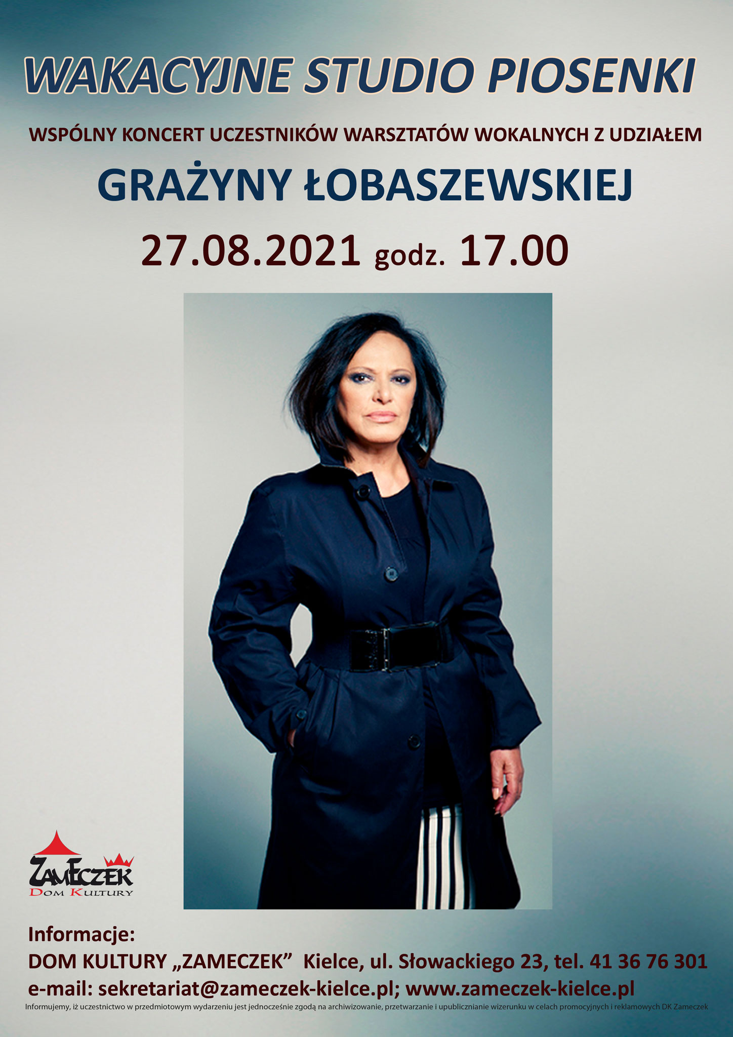 plakat koncert Łobaszewska
